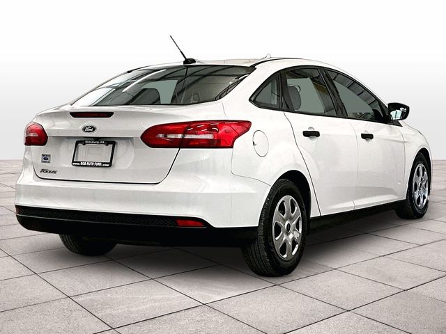 2018 Ford Focus S White at Phil Fitts Ford
