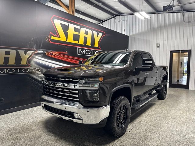 Oxford Brown Metallic 2021 Chevrolet Silverado 2500HD LTZ Crew Cab 4WD Pickup Truck Four-Wheel Drive Automatic