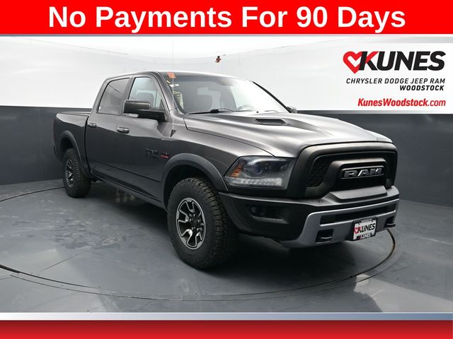 Gray (Granite Crystal Metallic Clearcoat) 2015 RAM 1500 Pickup Truck Four-Wheel Drive 8-Speed Automatic