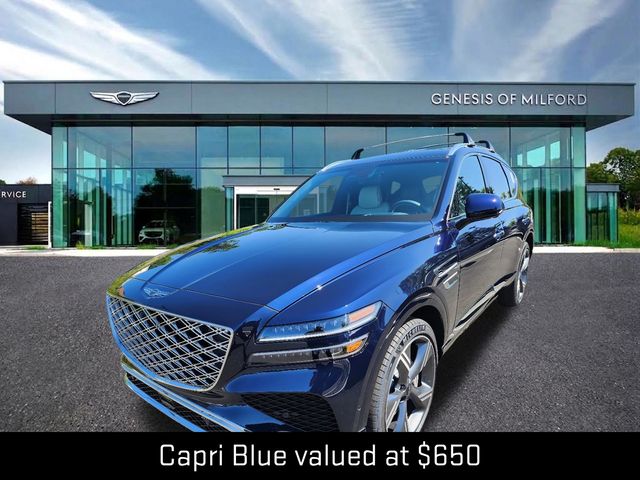 Capri Blue 2025 Genesis GV80 SUV / Crossover All-Wheel Drive 8-Speed Automatic
