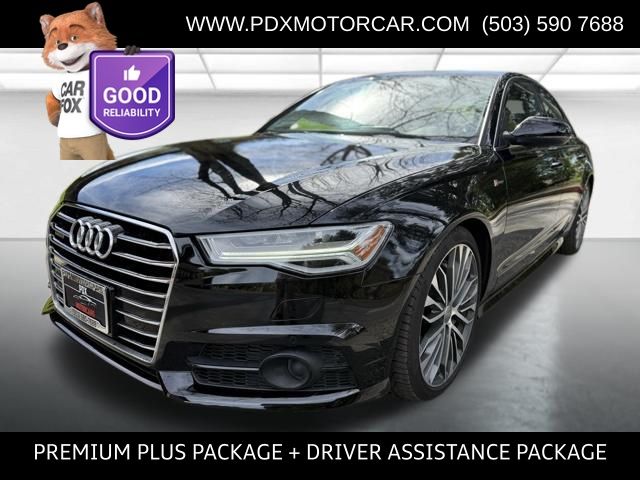 Brilliant Black 2018 Audi A6 3.0T quattro Premium Plus Sedan AWD Sedan All-Wheel Drive 8-Speed Automatic