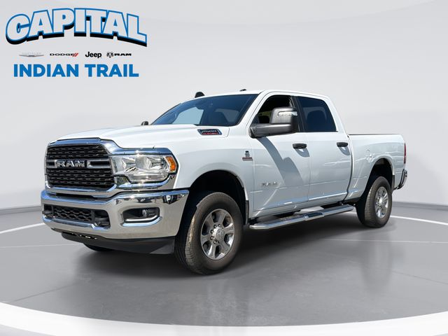 Bright White Clearcoat 2024 RAM 2500 Big Horn Crew Cab 4WD Pickup Truck Four-Wheel Drive 6-Speed Automatic
