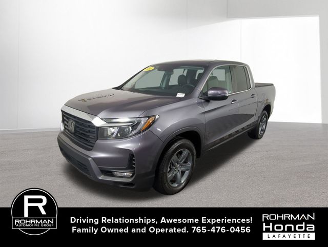 Gray 2023 Honda Ridgeline Pickup Truck All-Wheel Drive 9-Speed Automatic