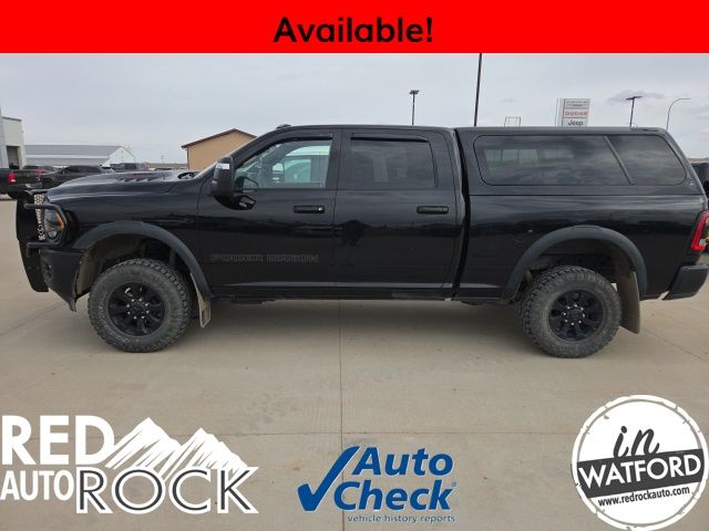 Diamond Black Crystal Pearlcoat 2024 RAM 2500 Power Wagon Crew Cab 4WD Pickup Truck Four-Wheel Drive 8-Speed Automatic
