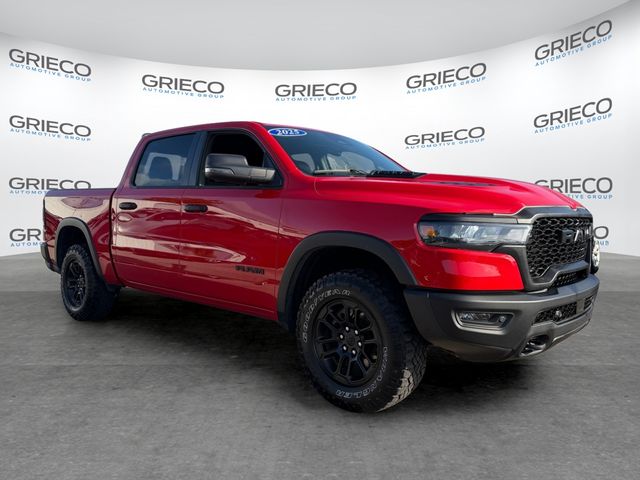 Flame Red Clearcoat 2025 RAM 1500 Pickup Truck Four-Wheel Drive 8-Speed Automatic