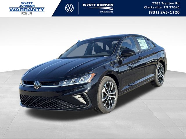 Deep Black Pearl 2026 Volkswagen Jetta Sedan Front-Wheel Drive 8-Speed Automatic