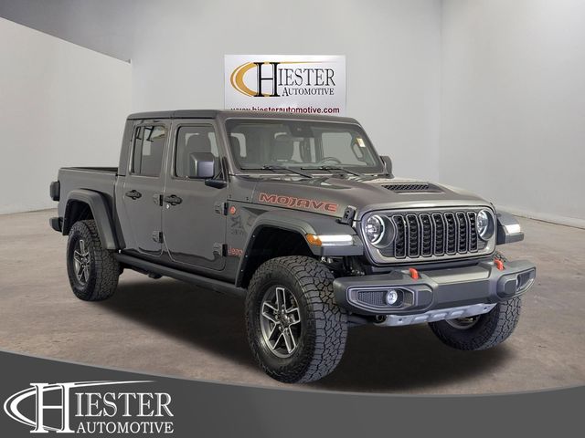 Gray (Granite Crystal Metallic Clearcoat) 2024 Jeep Gladiator Mojave Crew Cab 4WD Pickup Truck Four-Wheel Drive 8-Speed Automatic