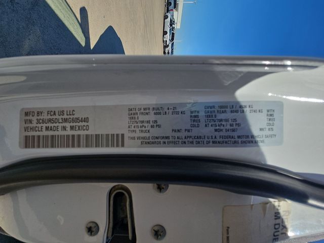 Certified Used 2021 White Ram Big Horn image 31