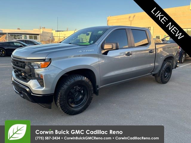 Sterling Gray Metallic 2023 Chevrolet Silverado 1500 Pickup Truck Four-Wheel Drive 8-Speed Automatic