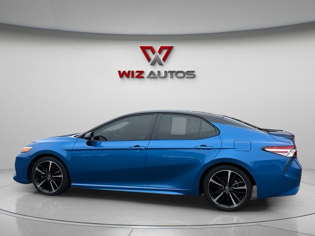 Blue Streak Metallic 2020 Toyota Camry Sedan All-Wheel Drive 8-Speed Automatic
