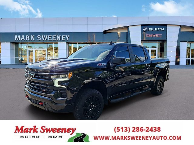 Black 2022 Chevrolet Silverado 1500 Pickup Truck Four-Wheel Drive Automatic