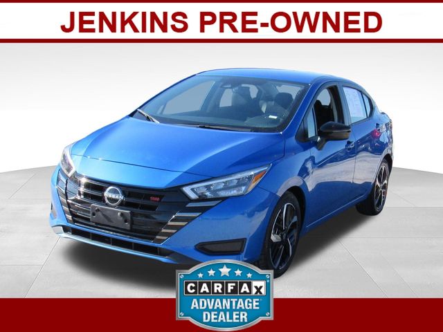 Electric Blue Metallic 2024 Nissan Versa Sedan Front-Wheel Drive Continuously Variable Transmission