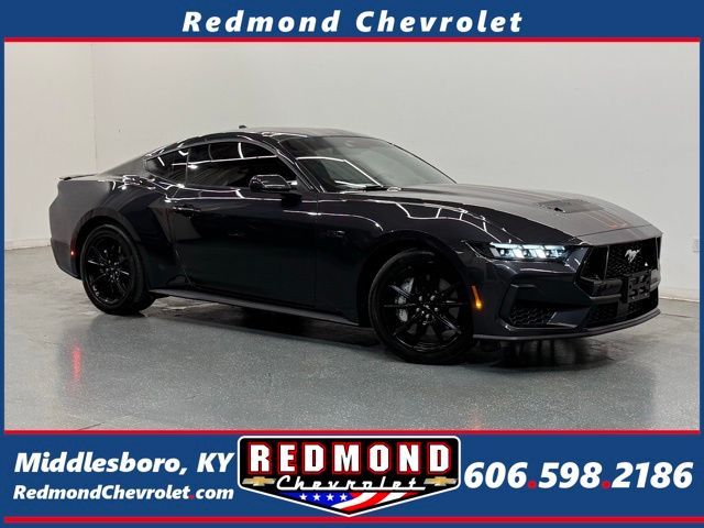 Gray Metallic 2024 Ford Mustang GT Premium Fastback RWD Coupe Rear-Wheel Drive 6-Speed Manual