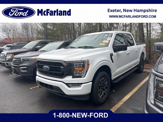 Oxford White 2023 Ford F-150 XLT SuperCrew 4WD Pickup Truck Four-Wheel Drive Automatic