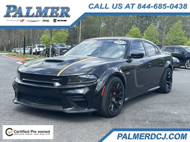 Pitch Black Clearcoat 2023 Dodge Charger Scat Pack Widebody RWD Sedan Rear-Wheel Drive 8-Speed Automatic
