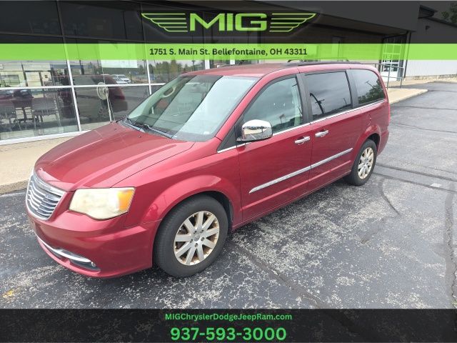 Deep Cherry Red Crystal Pearlcoat 2012 Chrysler Town & Country Minivan Front-Wheel Drive 6-Speed Automatic