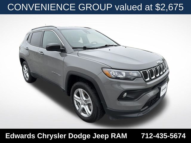 Sting-Gray Clearcoat 2023 Jeep Compass SUV / Crossover Four-Wheel Drive 8-Speed Automatic