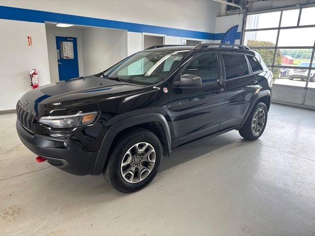 Diamond Black Crystal Pearlcoat 2020 Jeep Cherokee SUV / Crossover Four-Wheel Drive 9-Speed Automatic
