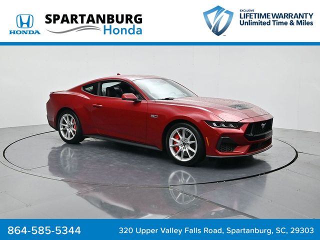 Red Metallic 2024 Ford Mustang Coupe Rear-Wheel Drive Automatic