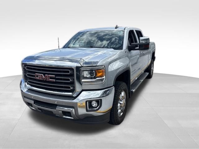 Quicksilver Metallic 2016 GMC Sierra 2500HD SLT Crew Cab SB 4WD Pickup Truck Four-Wheel Drive 6-Speed Automatic Overdrive