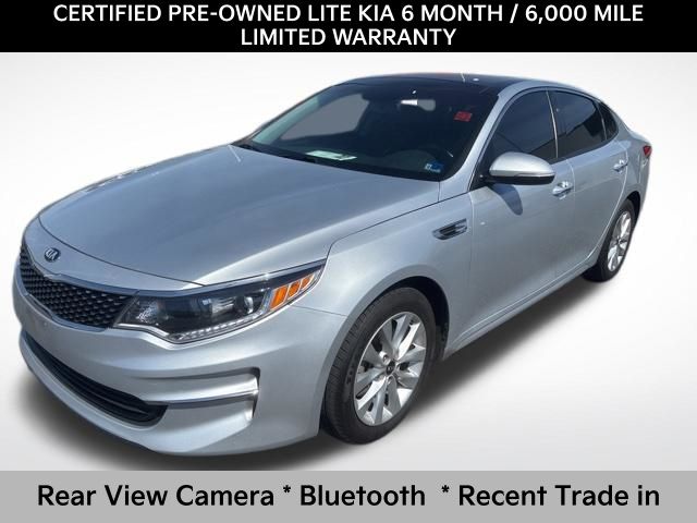 Sparkling Silver 2018 Kia Optima EX Sedan Front-Wheel Drive 6-Speed Automatic