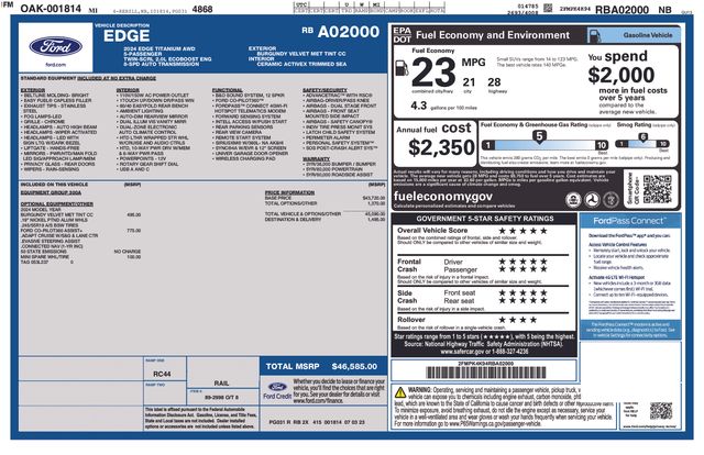 2024 Ford Edge Titanium