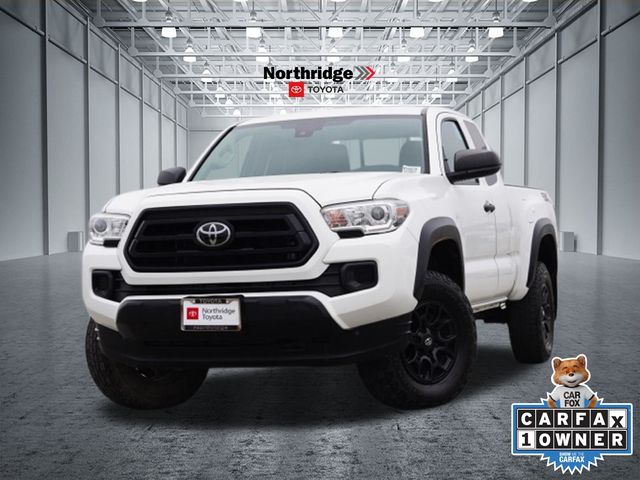 White 2022 Toyota Tacoma Pickup Truck Four-Wheel Drive 6-Speed Automatic