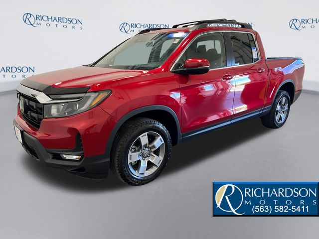 Radiant Red Metallic II 2025 Honda Ridgeline RTL AWD Pickup Truck All-Wheel Drive 9-Speed Automatic