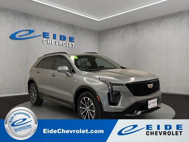 Argent Silver Metallic 2025 Cadillac XT4 SUV / Crossover Four-Wheel Drive 9-Speed Automatic