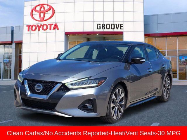 Gray (Gun Metallic) 2019 Nissan Maxima Platinum FWD Sedan Front-Wheel Drive Continuously Variable Transmission
