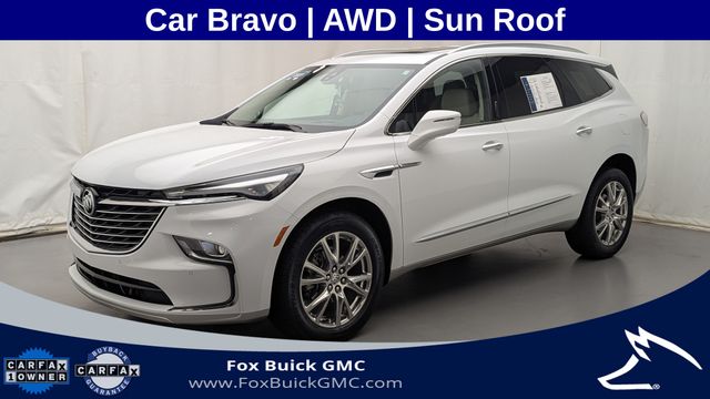 Summit White 2023 Buick Enclave SUV / Crossover Four-Wheel Drive 9-Speed Automatic