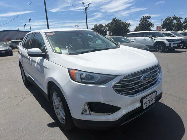 Oxford White 2021 Ford Edge SUV / Crossover All-Wheel Drive 8-Speed Automatic