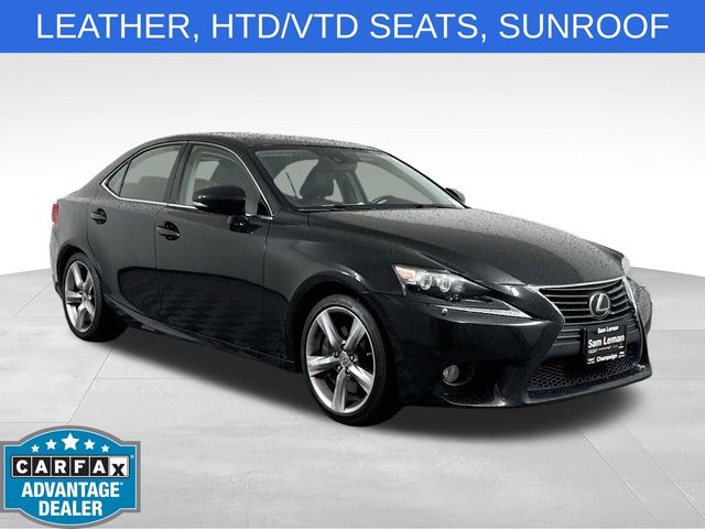 Black 2014 Lexus IS Sedan Rear-Wheel Drive 6-Speed Automatic