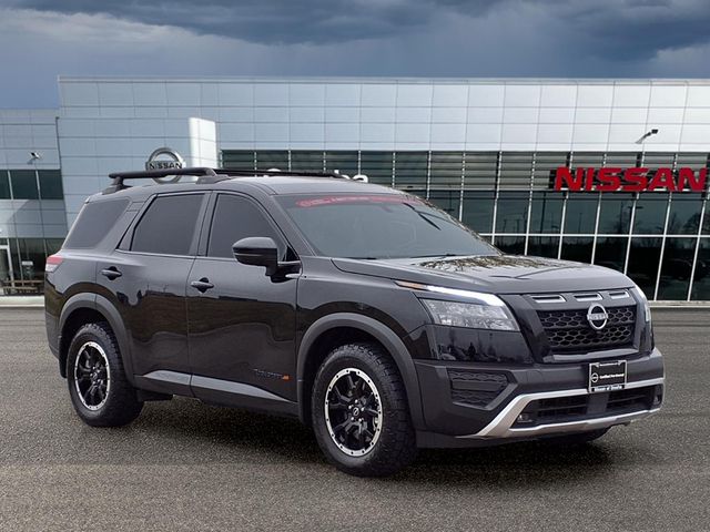 Super Black 2025 Nissan Pathfinder Rock Creek 4WD SUV / Crossover All-Wheel Drive 9-Speed Automatic