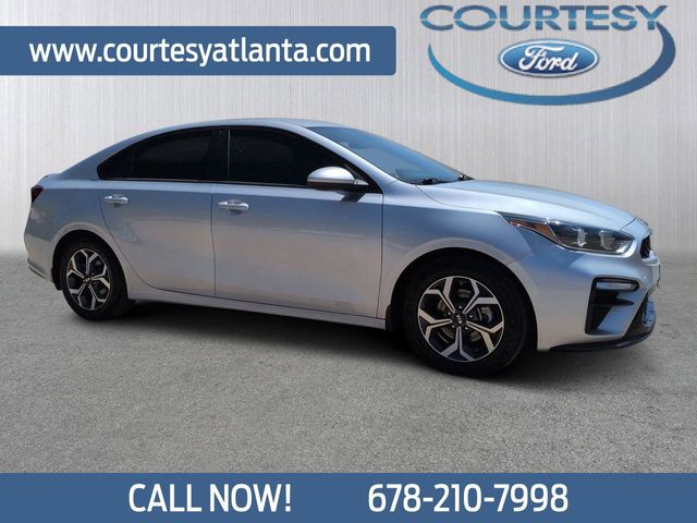 Silky Silver 2021 Kia Forte LXS FWD Sedan Front-Wheel Drive Continuously Variable Transmission
