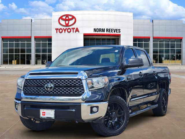 Midnight Black Metallic 2021 Toyota Tundra SR5 CrewMax RWD Pickup Truck 4X2 6-Speed Automatic Overdrive