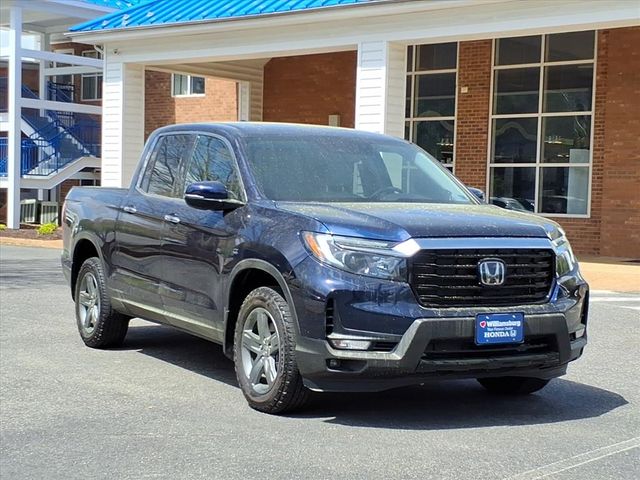 Black (Obsidian Blue) 2023 Honda Ridgeline RTL-E AWD Pickup Truck All-Wheel Drive 9-Speed Automatic
