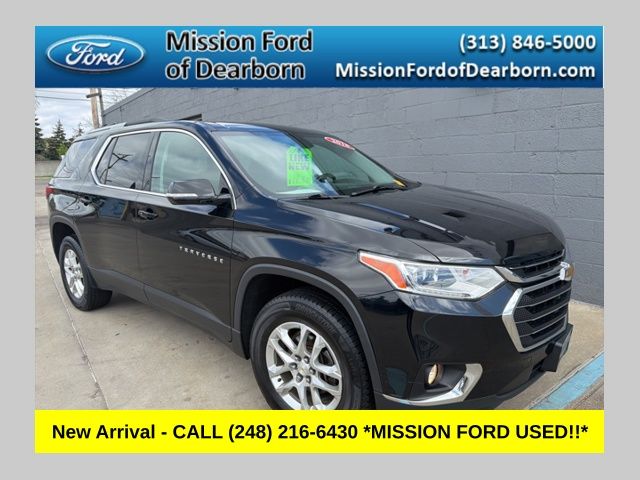 Mosaic Black Metallic 2018 Chevrolet Traverse LT Cloth FWD SUV / Crossover Front-Wheel Drive 9-Speed Automatic