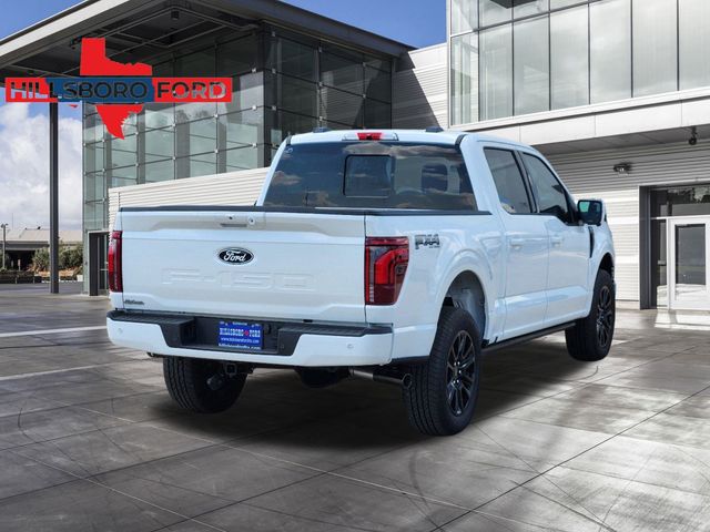 2024 Star White Metallic Tri-Coat Ford F-150 Platinum 4X4 Truck