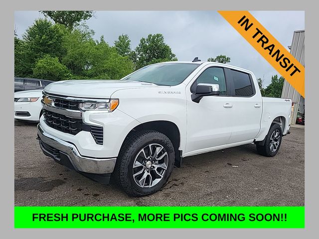 Summit White 2024 Chevrolet Silverado 1500 Pickup Truck Four-Wheel Drive 8-Speed Automatic