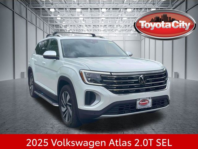 Opal White 2025 Volkswagen Atlas SUV / Crossover All-Wheel Drive 8-Speed Automatic