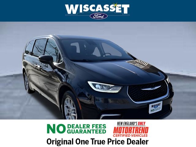 Brilliant Black Crystal Pearlcoat 2024 Chrysler Pacifica Touring L FWD Minivan Front-Wheel Drive 9-Speed Automatic
