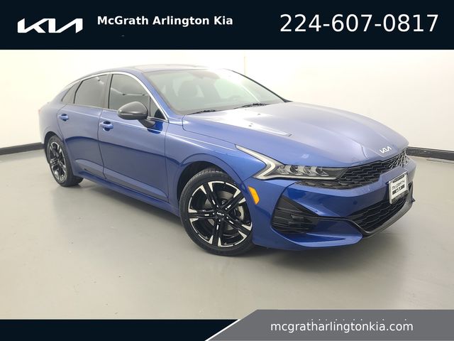 Sapphire Blue 2022 Kia K5 Sedan Front-Wheel Drive 8-Speed Automatic