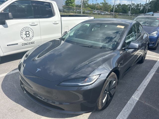 Stealth Gray 2025 Tesla Model 3 Long Range RWD Sedan Rear-Wheel Drive 1-Speed Automatic