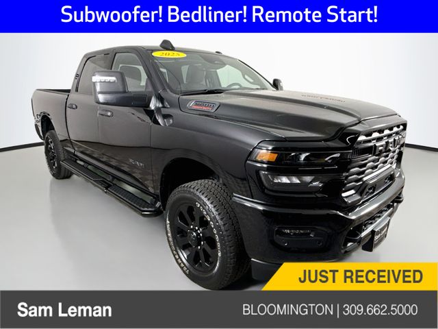 Diamond Black Crystal Pearlcoat 2025 RAM 2500 Pickup Truck Four-Wheel Drive 8-Speed Automatic