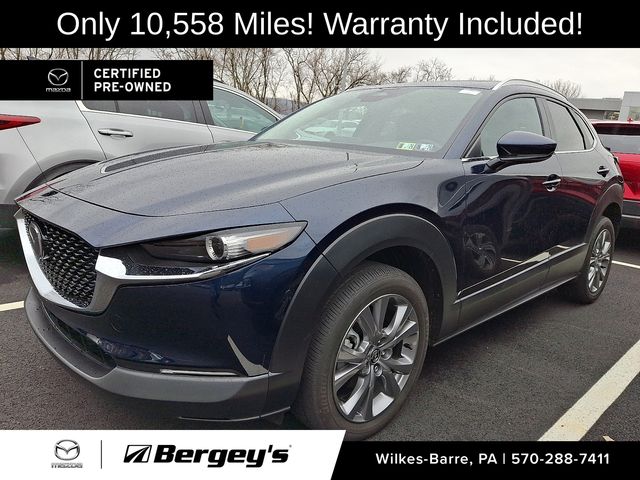 Deep Crystal Blue Mica 2024 Mazda CX-30 2.5 S Preferred AWD SUV / Crossover All-Wheel Drive 6-Speed Automatic