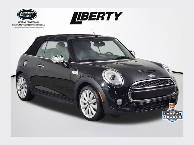 Midnight Black Metallic 2018 MINI Cooper S Convertible FWD Convertible Front-Wheel Drive Automatic