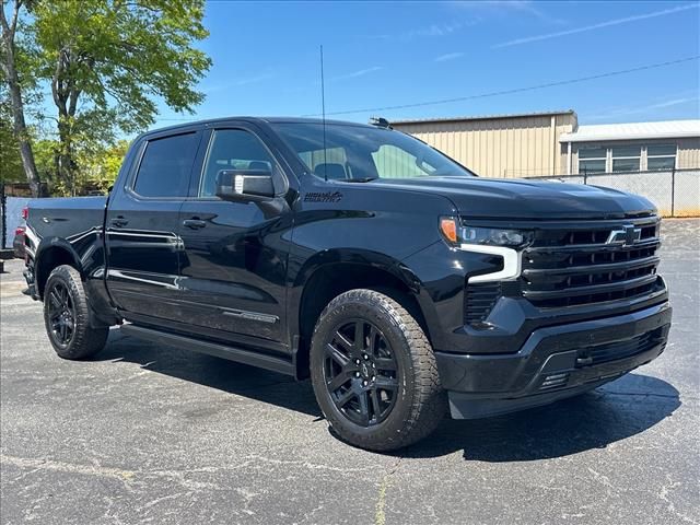 Black 2024 Chevrolet Silverado 1500 High Country Crew Cab 4WD Pickup Truck Four-Wheel Drive Automatic