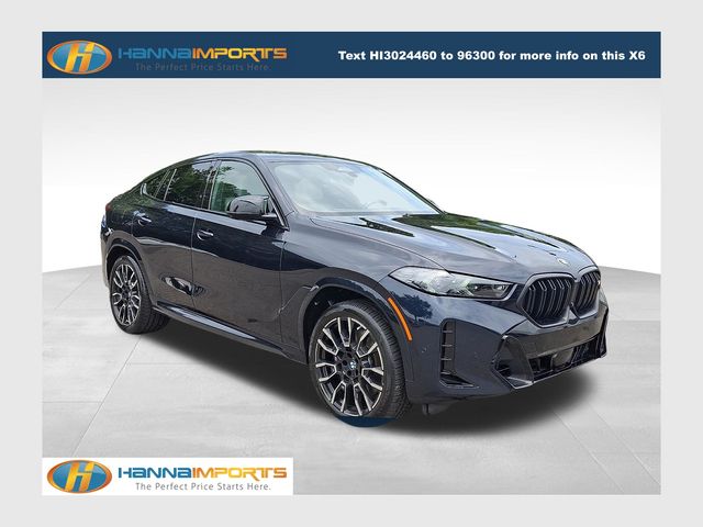Carbon Black Metallic 2024 BMW X6 M60i xDrive AWD SUV / Crossover All-Wheel Drive 8-Speed Automatic
