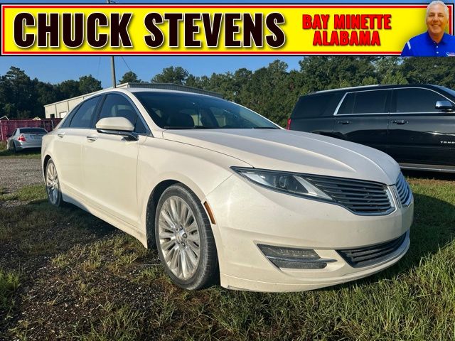 White Platinum Clearcoat Metallic 2013 Lincoln MKZ Sedan Front-Wheel Drive 6-Speed Automatic